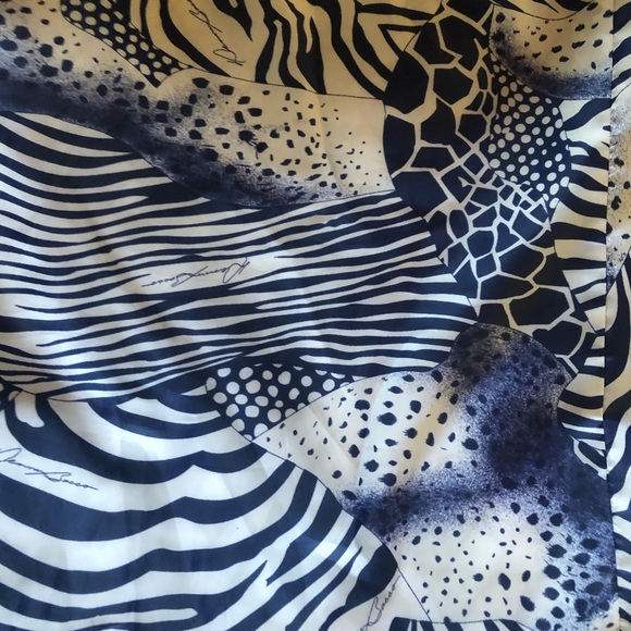 DENNIS BASSO blue silk quilted jacket - Picture 10 of 10